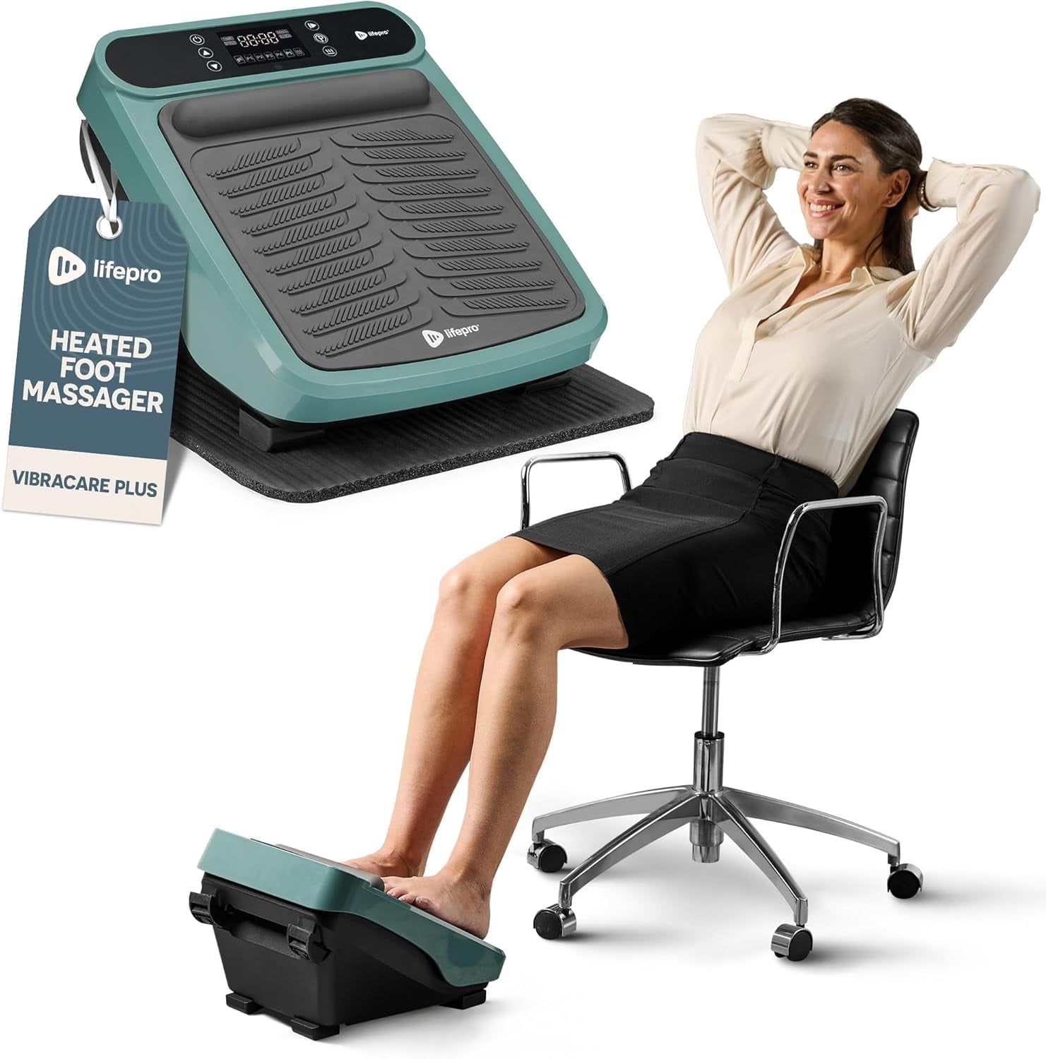 power legs vibration plate foot massager Power Legs Vibrating Foot Massager Platform w/ Acupressure