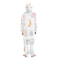 thumbnail image 3 of Vzayyk 4T-14Y Size Aviliable Cozy One-Piece Footless Sleeper Pajama Cute Sun Moon and Stars, 3 of 8