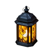 JoyMoreHome Halloween Decor Lantern, Portable Handheld LED Lantern, for Indoor Outdoor Halloween Party Garden Yard Home Hanging Decoration