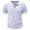 White, variant on WREESH High-Elastic Henley T-Shirts Men's Solid Color Casual Fashion Short Sleeve Workout Tops Khaki