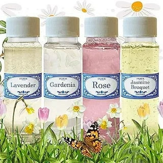 P&J Fragrance Oil Floral Set | Violet, Jasmine, Rose, Lilac, Freesia, and  Gardenia Candle Scents for Candle Making, Freshie Scents, Soap Making