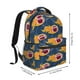 thumbnail image 2 of Fotbe Burning Rugby Balls Mochila Casual con Estampado para Escuela, Viajes y Actividades al Aire Libre - Duradera, Ligera y Cómoda, 2 of 5