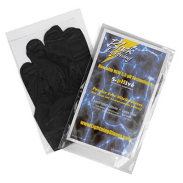 Atlantic Safety Products ATL-BL-L Noir Ntrile - 5 Mil - Grand