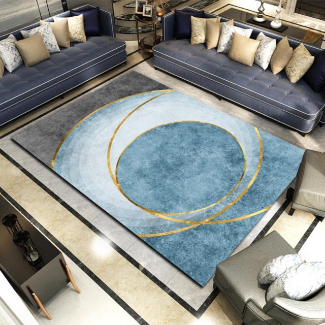 BIG PROMOTION!!Home Decoration Carpet Area Rug Non-Slip Living Room Office Bedroom Carpet Low Profile