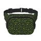 thumbnail image 1 of Fotbe Green Branch Olive Cangurera Cuadrada con Estampado de Doble Capa, Bolsa de Cintura Ajustable Mini para Hombres y Mujeres, 1 of 9