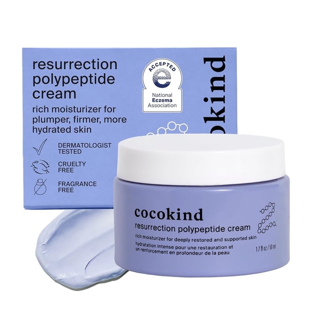 Crema hidratante Cocokind Resurrection Polipéptido 50 ml