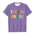 thumbnail image 4 of Hihipz Big Girl's T Shirt Back To School Printed Round Neck Short Sleeve Tshirt Comfy Soft Unisex Graphic Tee Tops,Sizes 12-13, 4 of 4