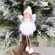 thumbnail image 4 of Fiudx Ofertas relámpago del día 4 adornos navideños de regalo, muñeco de nieve de Papá Noel, muñeco de juguete para colgar, 4 of 7