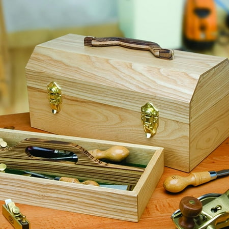 Woodworking Project Paper Plan to Build Craftsman's Toolbox