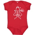 thumbnail image 3 of Inktastic Rocket Ship I Love Space Boys or Girls Baby Bodysuit, 3 of 5
