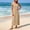 *Yellow, variant on ClodeEU Women's V Neck Ruffle Cap Sleeve Textured Maxi Dress,Casual Loose Beach Vacation Dress Beige,Women's Plus L