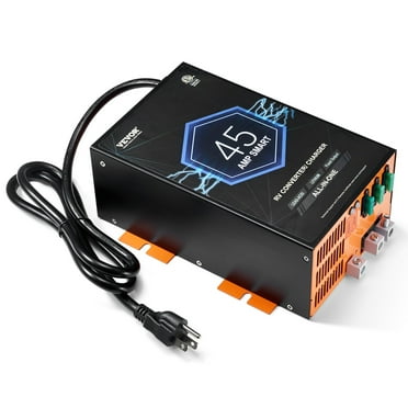 VEVOR 45 Amp RV Converter, 110V AC to 12V DC Power Converter and Battery Charger