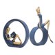 thumbnail image 4 of Figuritas De Yoga, Material De Resina Mano De Obra Exquisita Escultura De Mujer De Lectura Forma Vívida Para Pasillo Para Escritorio De Oficina YLSHRF Otros, 4 of 8