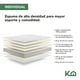 thumbnail image 2 of Colchón Memory + Cubrecolchón Topper Individual De Espuma Set 2 Pzas Kingshouse  blanco, 2 of 9