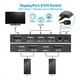 thumbnail image 5 of Conmutador KVM DisplayPort, 4K@60Hz DP USB para 2 Computadoras Compartir Teclado RatóN Impresora y Monitor Ultra HD, 5 of 5