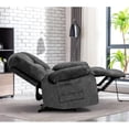 thumbnail image 3 of Azure Oversized Recliner Sofa with Massage and Heating - Gray, 3 of 9