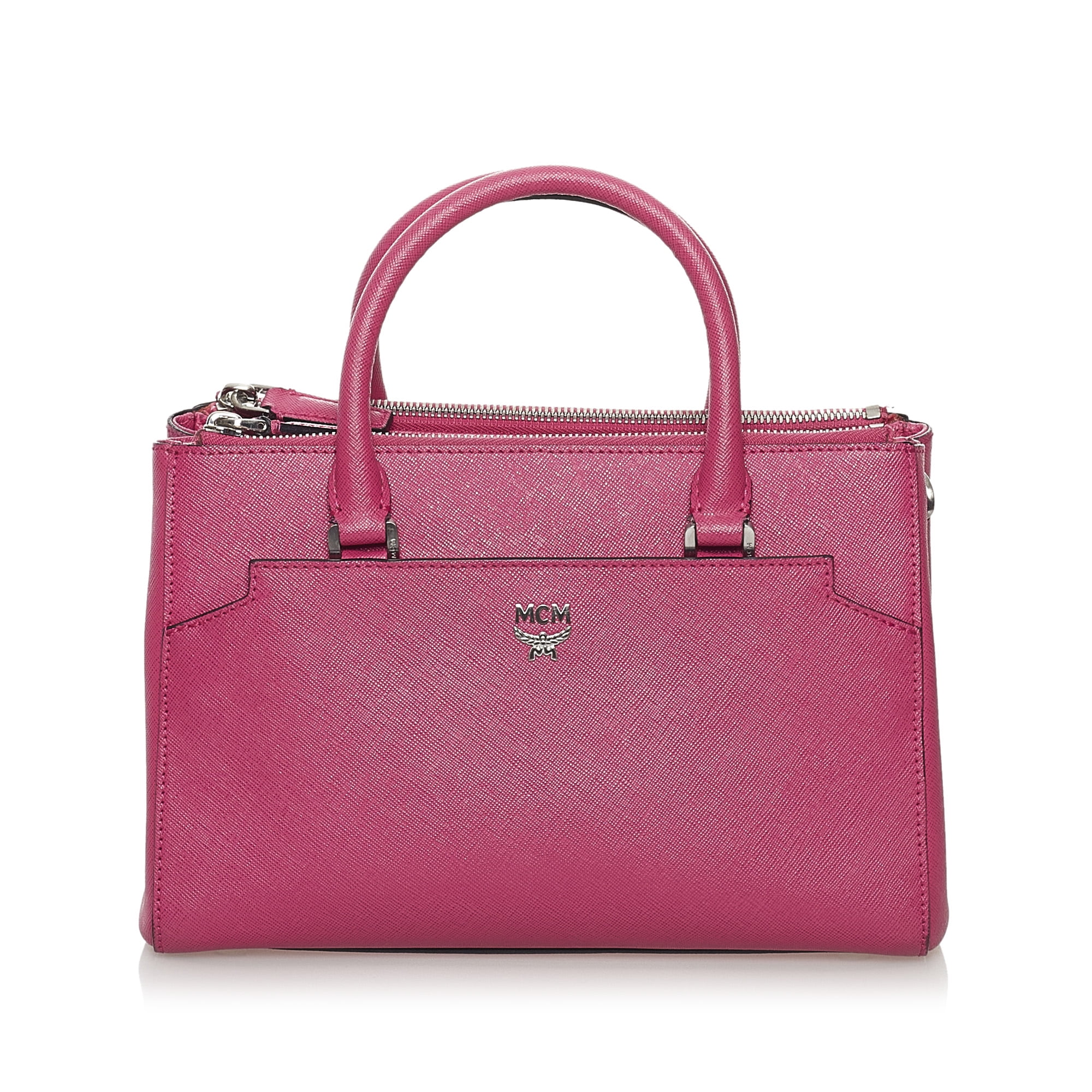 Buy MCM Pink Calf Leather Satchel Pre-Owned at Ubuy Zambia