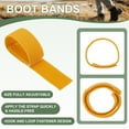 thumbnail image 3 of Uxcell Boot Straps, Boot Elastic Ankle Straps Band Hook and Loop Yellow 12", 3 of 7
