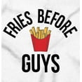 thumbnail image 2 of Fries Before Guys Girl Squad Food BFF Hoodie Sweatshirt Women Brisco Brands M, 2 of 6