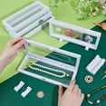 thumbnail image 3 of 5Pcs 3D Floating Display Case 9.06"x3.54"x0.81" White Coin Display Case Transparent Film Storage Box Case Frame Holder Stands for Shell Jewelry Challenge Coin Pin Commemorative Medal, 3 of 5