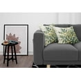 thumbnail image 3 of Ambesonne Eucalyptus Leaves Throw Pillow Cover 2 Pack, Bold Branches, 20", Laurel Green Eggshell, 3 of 7