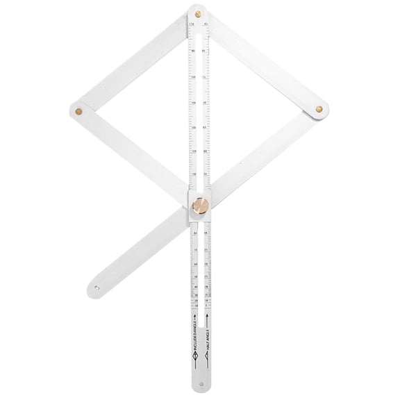 Tools Diagonal Ruler Angle Measuring for Ceiling Installation