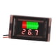 thumbnail image 2 of Indicador de voltaje de capacidad de batería, monitor de batería para baterías de litio/eléctricas Digital rojo, 2 of 9