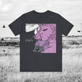 thumbnail image 2 of TSmartArt @ Walmart. Lady Lilac. Dark 100% Cotton Unisex T-Shirt. M-3XL, 2 of 4