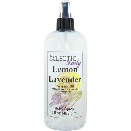 Lemon Lavender Essential Oil Blend Body Spray, 16