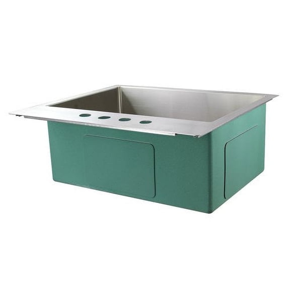 Transolid Diamond 25'' x 22'' Dual Mount Kitchen Sink