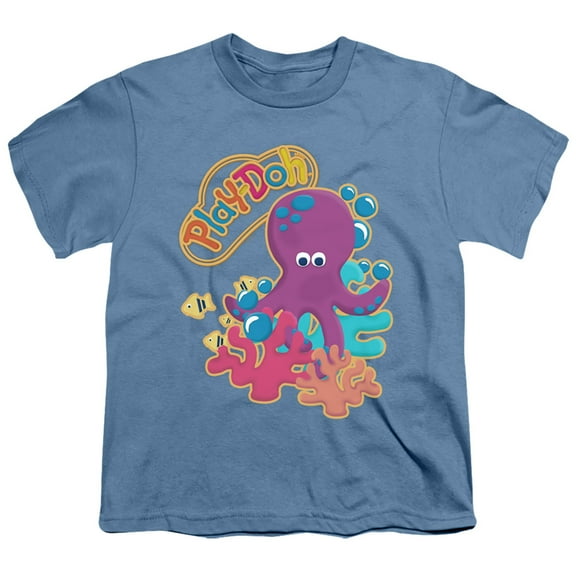 Play Doh Under The Sea S/S Youth 18/1 T-Shirt-Carolina Blue