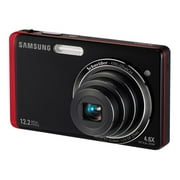 Samsung DualView TL220 - Digital camera - compact - 12.2 MP - 4.6x optical zoom - Schneider-Kreuznach - red