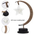 thumbnail image 4 of Lámpara de escritorio de mesa Cuerda de cáñamo Estrella LED Luz de noche Decoración (A pilas), 4 of 8