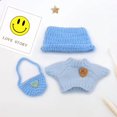 thumbnail image 2 of 17cm Doll Clothes Set, 3 Pieces Sweater Doll Costumes and Accessories, Outfits Include Hat & Sweaters& Bag, NO Doll, 2 of 3