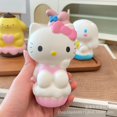 thumbnail image 1 of Hello Kitty Sanrio Squishy Anime Kawaii, Kuromi Cinnamoroll, alivio del estrés de elevación lenta, juguete para apretar, regalo de descompresión para adultos, 1 of 4