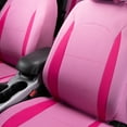 thumbnail image 4 of Flying Banner Combo Pack car seat Covers car Floor mats and Steering Wheel Cover car Truck SUV (Seat Covers + Floor mats, Pink), 4 of 11