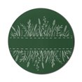thumbnail image 1 of Floral Mouse Pad for Computers, Nature Bushes Wild Flower Leaves Eco Wheat Blueberry Rosemary Branches Forest, Round Non-Slip Thick Rubber Modern Mousepad, 8" Round, Dark Green White, by Ambesonne, 1 of 2