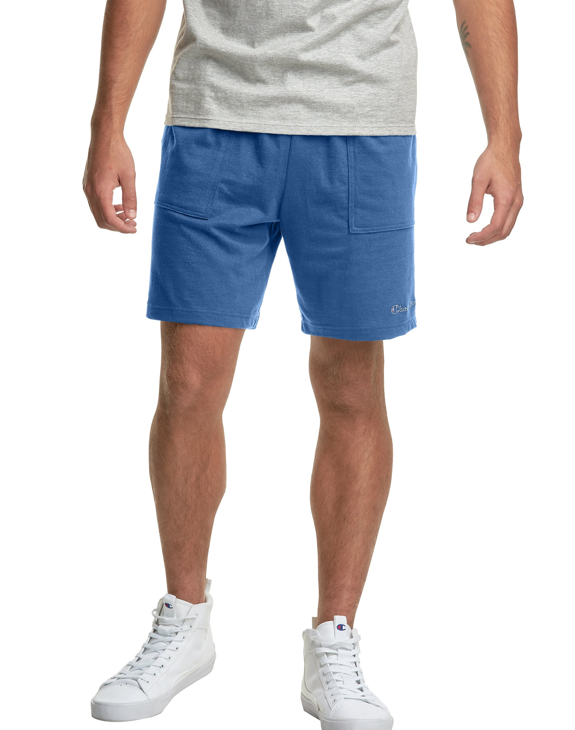 Champion - Champion Mens 7-inch Jersey Shorts, M, Shield - Walmart.com Walmart.com