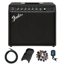 Fender Mustang LTX50 Guitar Combo Amplifier - Black w/ Amperstand Cradle