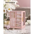 thumbnail image 2 of Caja de Joyas SONGMICS UJBC170R01 Giratoria 360° Rosa 22x16x29 cm, 2 of 6