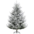 thumbnail image 1 of Árbol de Navidad HOMCOM de pino de 7.5 pies con 1218 ramas, verde, 1 of 9