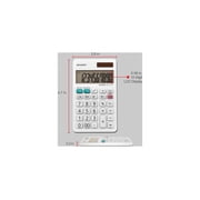 Sharp EL-377WB 10-Digit Display Handheld Calculator Battery Powered, White