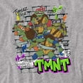 thumbnail image 2 of Tales Of The Teenage Mutant Ninja Turtles T-Shirt Poster Brick Wall Unisex Graphic Tee for Men & Women, 2 of 7