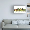 thumbnail image 3 of Marlene Watson 'Greensboro North Carolina Skyline Sg Safari Buff' Canvas Art, 3 of 3