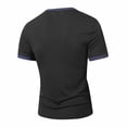 thumbnail image 6 of IhhxPro Men's Knit V-Neck Fitness Tee Quick Dry Stretchable Ribbed Workout Shirt Athletic Gym Activewear Slim Fit Casual Summer Training Top S-3XL, 6 of 9