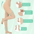 thumbnail image 6 of MARTINE MALL 1 Pair Beige L Size 20-30 mmHg Compression Pantyhose Medical Footless Compression Stockings for Women,Pregnant, Teacher, Doctor, 6 of 6