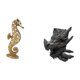 thumbnail image 5 of Escultura de resina dorada, adorno para sujetalibros, para oficina, dormitorio, sala de estar, armario, chimenea, estantería, soporte decorativo para, 5 of 8