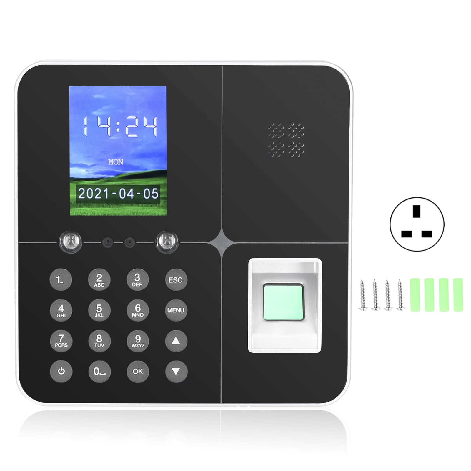 Octpeak Time Card Machine, Clock In Machine Employee Time Clock For