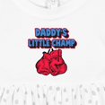 thumbnail image 4 of Inktastic Daddys Little Champ Girls Baby Dress, 4 of 5