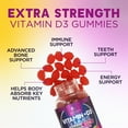 thumbnail image 5 of Vitamin D3 Supplement Gummy 5000 IU (125 mcg) Dietary Vitamins D for Men & Women - Bone, Teeth, Muscle and Immune Health Support, High Potency VIT D3 Nature's Non-GMO & Gluten Free - 120 Gummies, 5 of 10